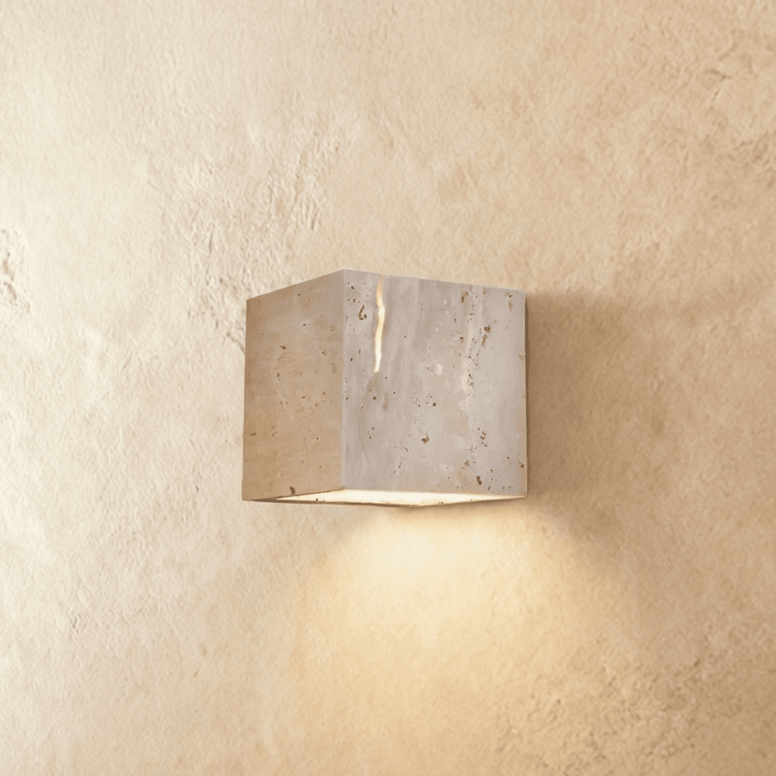 Olverai Sorrel Travertine Wall Sconce