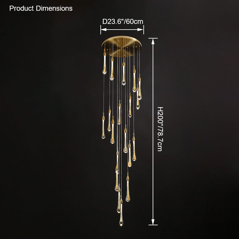 Olverai Raindrop Crystal chandelier
