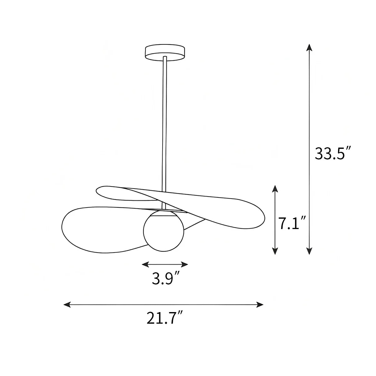 Olivia Pendant Light for Dining Room
