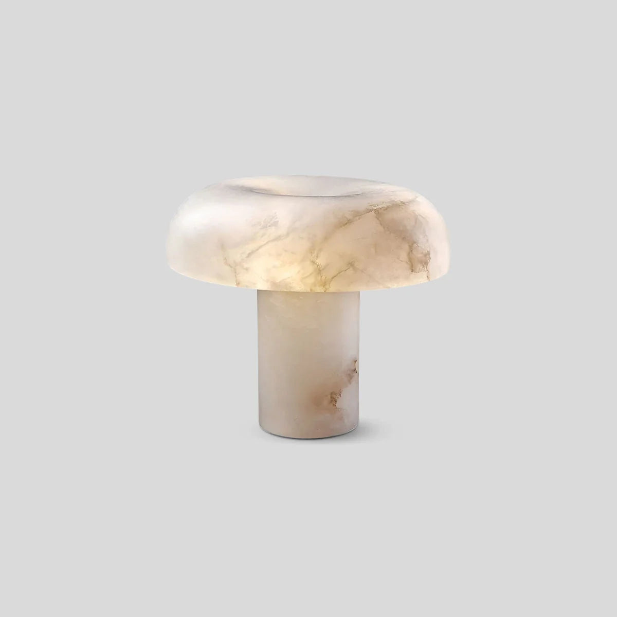 Creative mushroom shaped onyx table lamp Dia 30cm x H 25cm / ∅11.81″ x H 9.84"