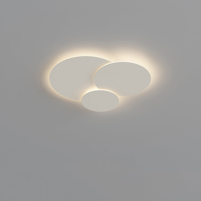 Olverai Round Flat Flush Mount Ceiling Light