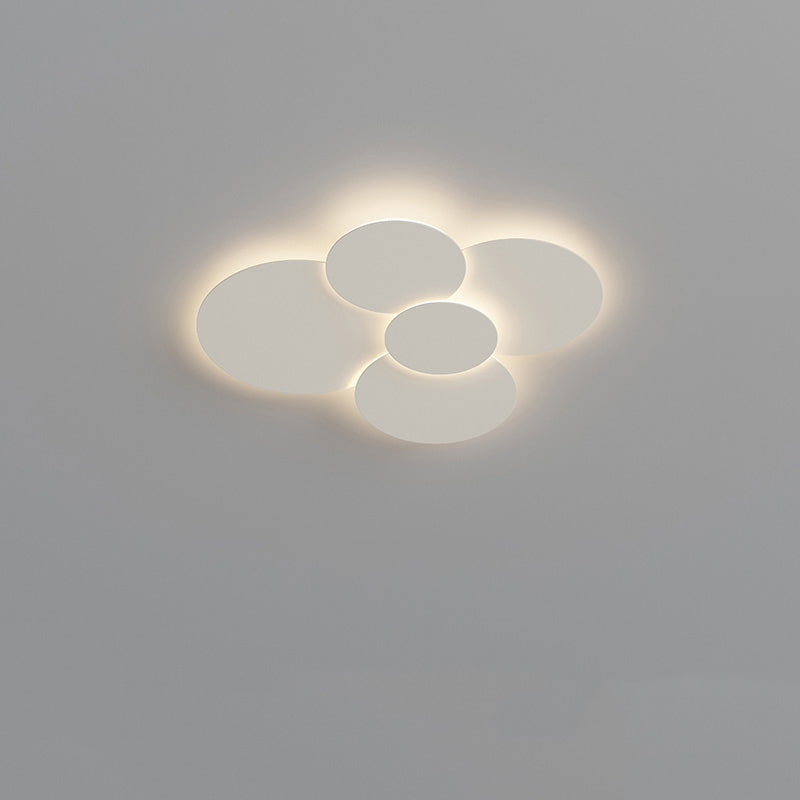 Olverai Round Flat Flush Mount Ceiling Light