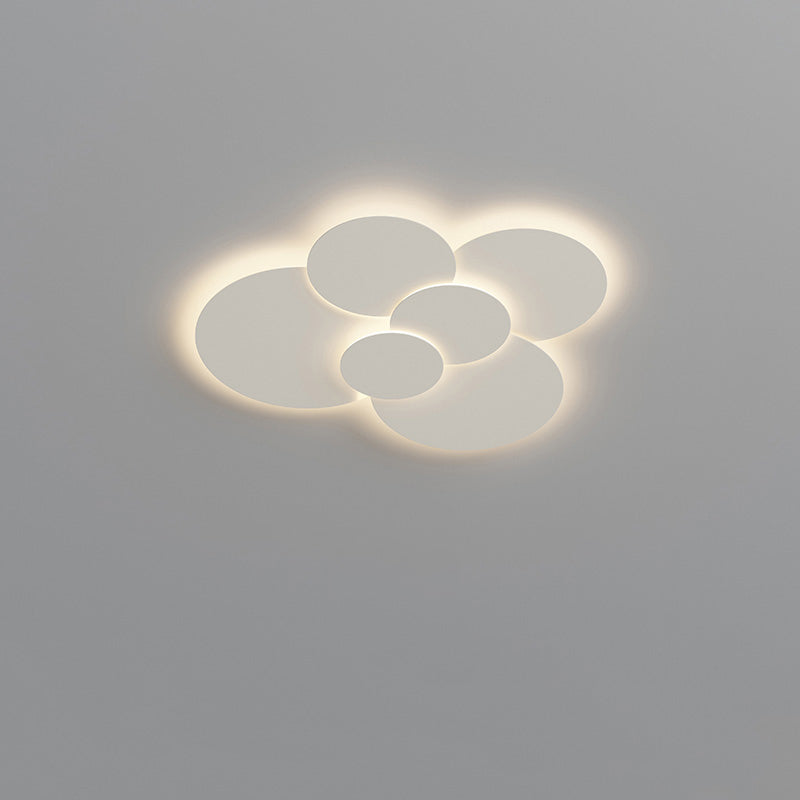 Olverai Round Flat Flush Mount Ceiling Light